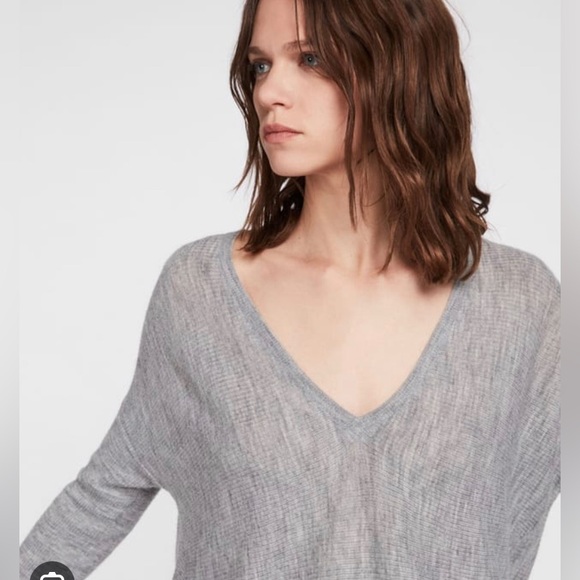 All Saints Kelsey V-Neck Sweater, size XS - Picture 3 of 12